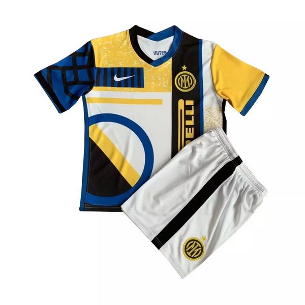 Maillot Football Inter Milan 4ª Enfant 2020 21 Jaune